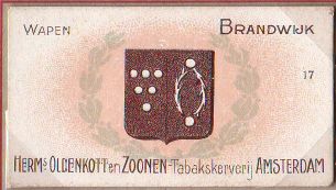 Wapen van Brandwijk/Coat of arms (crest) of Brandwijk