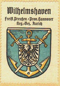 Wappen von Wilhelmshaven/Coat of arms (crest) of Wilhelmshaven