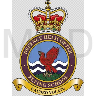 Coat of arms (crest) of the Defence Helicopter Flying School, United Kingdom