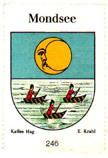 Wappen von Mondsee/Coat of arms (crest) of Mondsee