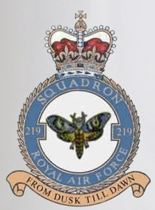 Coat of arms (crest) of the No 219 Squadron, Royal Air Force
