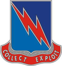 Coat of arms (crest) of 323rd Military Intelligence Battalion, US Army