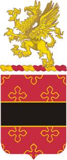 Coat of arms (crest) of the 182nd Field Artillery Regiment, Michigan Army National Guard