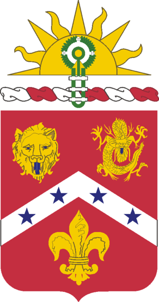 Arms of 3rd Field Artillery Regiment, US Army