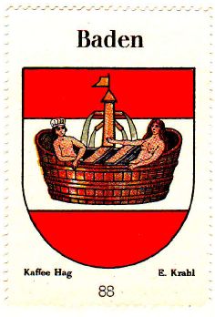 Wappen von Baden (Niederösterreich)/Coat of arms (crest) of Baden (Niederösterreich)
