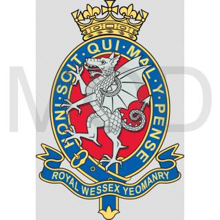 Coat of arms (crest) of the The Royal Wessex Yeomanry, British Army