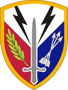 Arms of 406th Support Brigade, US Army