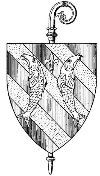 Arms (crest) of Abbey of Saint-Étienne in Fontenay