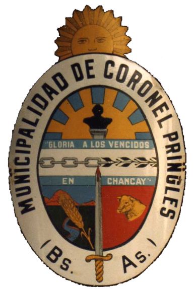 Escudo de Coronel Pringles/Arms (crest) of Coronel Pringles