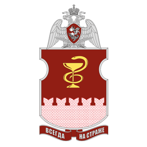 Coat of arms (crest) of the Separate Medical Battalion of the ODON, National Guard of the Russian Federation
