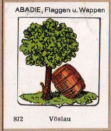 Wappen von Bad Vöslau/Coat of arms (crest) of Bad Vöslau