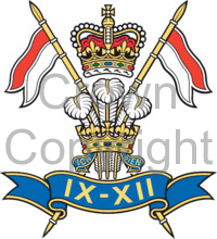 Arms of 9th-12th Royal Lancers (Prince of Wales's), British Army