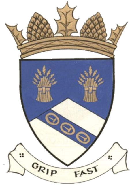 Arms (crest) of Leslie