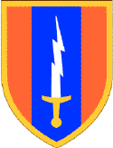 Coat of arms (crest) of 1st Signal Brigade, US Army