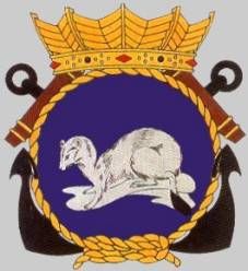 Coat of arms (crest) of the Zr.Ms. Hermelijn, Netherlands Navy