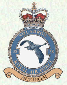 Coat of arms (crest) of the No 38 Squadron, Royal Air Force