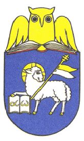 Arms (crest) of Gymnázium Sv. Jána Krstitela (Trebišov)