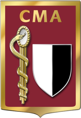 Coat of arms (crest) of the Armed Forces Military Medical Centre Metz, France