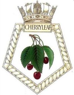 Coat of arms (crest) of the RFA Cherryleaf, United Kingdom
