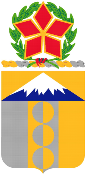 Coat of arms (crest) of the 33rd Finance Battalion, US Army