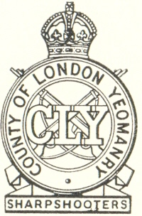 Coat of arms (crest) of the 3rd-4th County of London Yeomanry, British Army