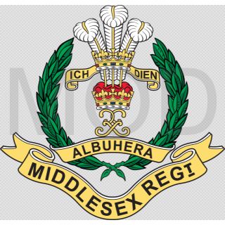Coat of arms (crest) of the The Middlesex Regiment (Duke of Cambridge's Own), British Army