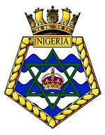 Coat of arms (crest) of the HMS Nigeria, Royal Navy