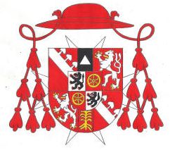 Arms (crest) of Leopold Karl von Kollonitsch Lipót