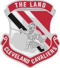 Coat of arms (crest) of Cleveland High School Junior Reserve Officer Training Corps, US Army