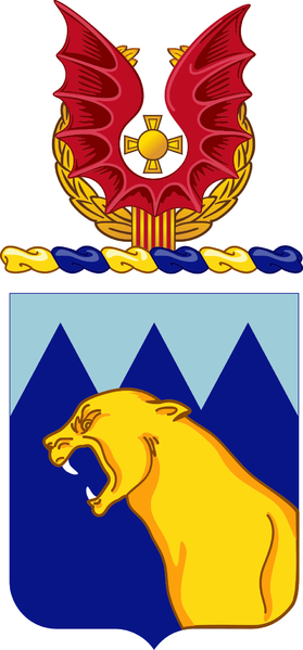 Arms of 214th Aviation Regiment, US Army
