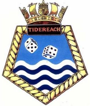 Coat of arms (crest) of the RFA Tidereach, United Kingdom