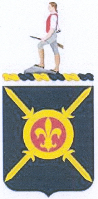 Coat of arms (crest) of the 381st Replacement Battalion, US Army