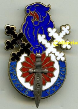 Coat of arms (crest) of the Thai Guard Battalion, French Army