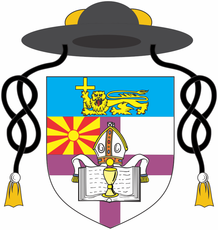Arms (crest) of Anglican Community in Skopje, Diocese in Europe (Church of England)