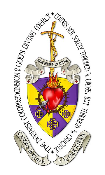 Arms (crest) of the Canons Regular of the Crucifixion
