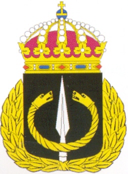 Coat of arms (crest) of the Ground Combat School, Swedish Army