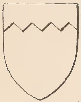 Arms (crest) of Gilbert Glanville