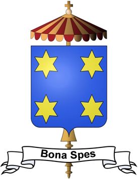 Arms (crest) of Basilica of Our Lady of Good Hope, Vellereille-les-Brayeux