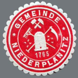 Wappen von Niederplanitz/Arms of Niederplanitz