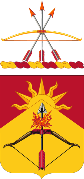 Coat of arms (crest) of the 188th Air Defense Artillery Regiment, North Dakota Army National Guard
