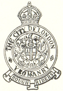 Coat of arms (crest) of the City of London Yeomanry (Rough Riders), British Army