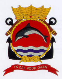 Coat of arms (crest) of the Zr.Ms. Dolfijn, Netherlands Navy