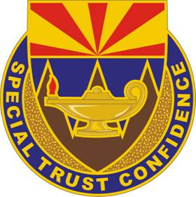 Coat of arms (crest) of 215th Regiment, Arizona Army National Guard