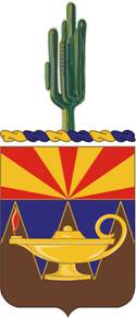 Coat of arms (crest) of 215th Regiment, Arizona Army National Guard