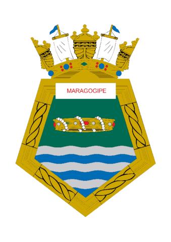 Coat of arms (crest) of the Patrol Ship Maragogipe, Brazilian Navy