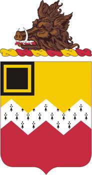 Coat of arms (crest) of 80th Field Artillery Regiment, US Army