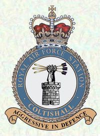 Coat of arms (crest) of the RAF Station Coltishall, Royal Air Force