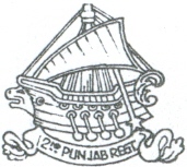 Coat of arms (crest) of the The Punjab Regiment, Indian Army (Pre 1947 Badge)