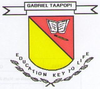 Coat of arms (crest) of Gabriel Taapopi Senior Secondary School