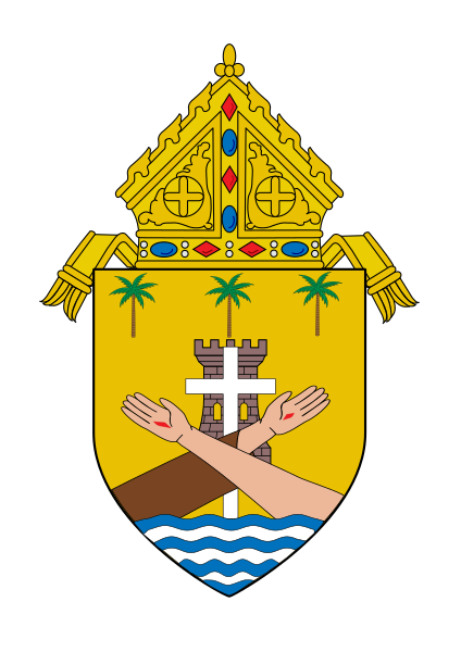 Arms (crest) of Diocese of Gumaca